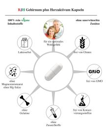 BJH Gehirnum plus Herzaktivum - 34 Stoffe natrlich fr Herz & Gehirn