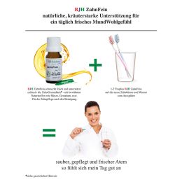 BJH ZahnFein Fluid - frischer Atem fr Mund & Zhne - Minze & Kruter
